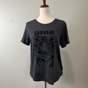 South Paradise Sauvage Tiger Tee Size Medium